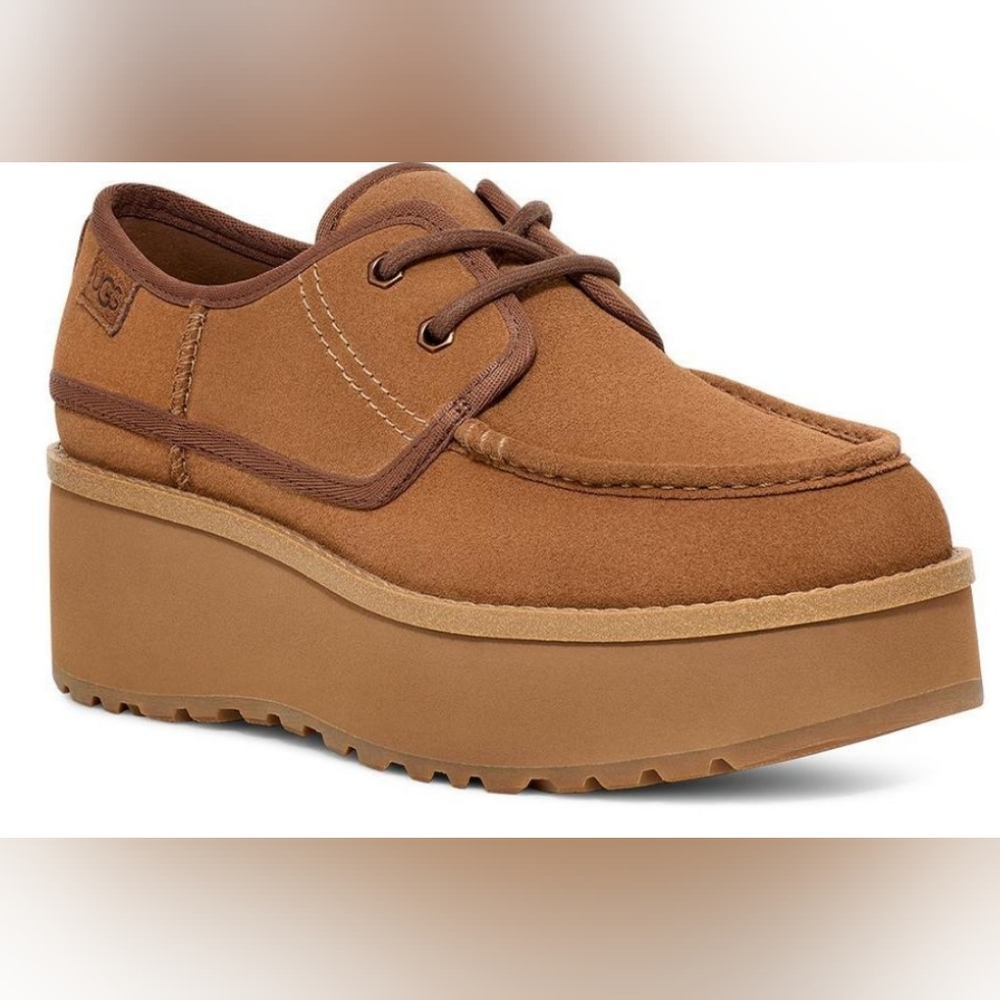 UGG® Cityfunc Lace-Up Platform Shoes Size 10 NWOT MSRP $139.95 - Picture 2 of 11